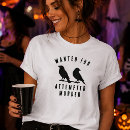 Search for crows attempted murder tshirts Halloween
