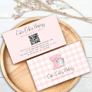 Search for gingham business cards Qr code