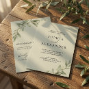 Search for olive branch wedding invitations Garden