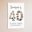 Search for 40th birthday banners Minimalist