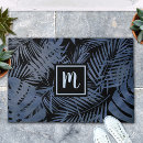 Search for leaf pattern doormats Tropical