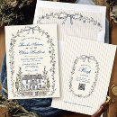 Search for cottage wedding invitations Whimsical