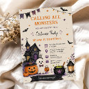 Search for monster halloween invitations Trick or treat