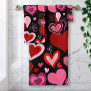 Search for pink heart bath towels Valentine