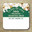 Search for reunion name tags stickers Green