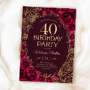 Search for burgundy floral invitations Elegant