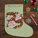 Search for snake christmas stockings Green