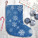 Search for snow white christmas stockings Snowflake pattern