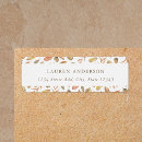 Search for acorns return address labels Rustic