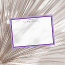 Search for purple note cards Elegant