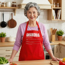 Search for funny grandma aprons Grandmother