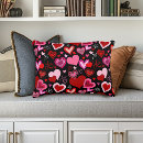 Search for black heart cushions Red hearts