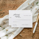 Search for no meal choices wedding rsvp cards Simple