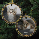 Search for cat photo christmas tree decorations Kitten