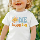 Search for birthday baby boy tshirts One happy boy