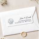 Search for seashell wedding return address labels Tropical