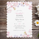 Search for cherry blossom bridal shower invitations Calligraphy
