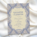 Search for damask graduation invitations Vintage