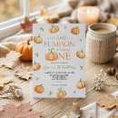 Search for our little pumpkin birthday invitations Turning one