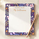 Search for teachers notepads A note from