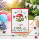 Search for mushroom birthday invitations Garden