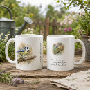 Search for blue birds mugs Watercolor