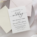 Search for plain white wedding invitations Clean