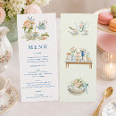 Search for tea party menus Bridal shower