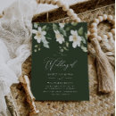 Search for floral wedding invitations Green