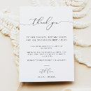 Search for table thank you cards Black and white