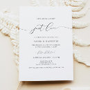 Search for elopement wedding reception invitations Black and white