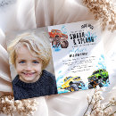 Search for monster trucks invitations For kids