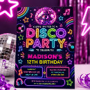Search for 80s 90s invitations Disco party
