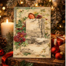 Search for victorian christmas cards Holly