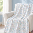 Search for floral blankets Pastel