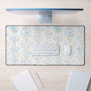 Search for blue flowers mousepads Floral pattern