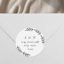 Search for round stickers return address labels New home