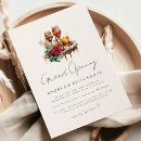 Search for wine glass invitations Floral