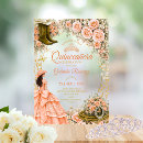 Search for peach butterfly birthday invitations Mis quince anos