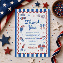 Search for 4th birthday thank you cards Patriotic