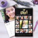 Search for gold calendars Photo collage