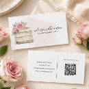 Search for wedding cake business cards Qr code