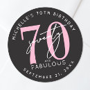 Search for 70 year old stickers For her