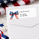Search for 4th birthday return address labels Patriotic