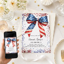 Search for red white blue birthday invitations Patriotic