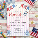 Search for fireworks baby shower invitations Modern