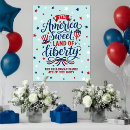 Search for 4th of july party decor Red white and blue