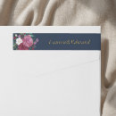 Search for red wedding return address labels Floral