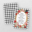 Search for characters invitations Mad hatter