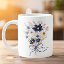Search for navy blue flowers mugs Floral